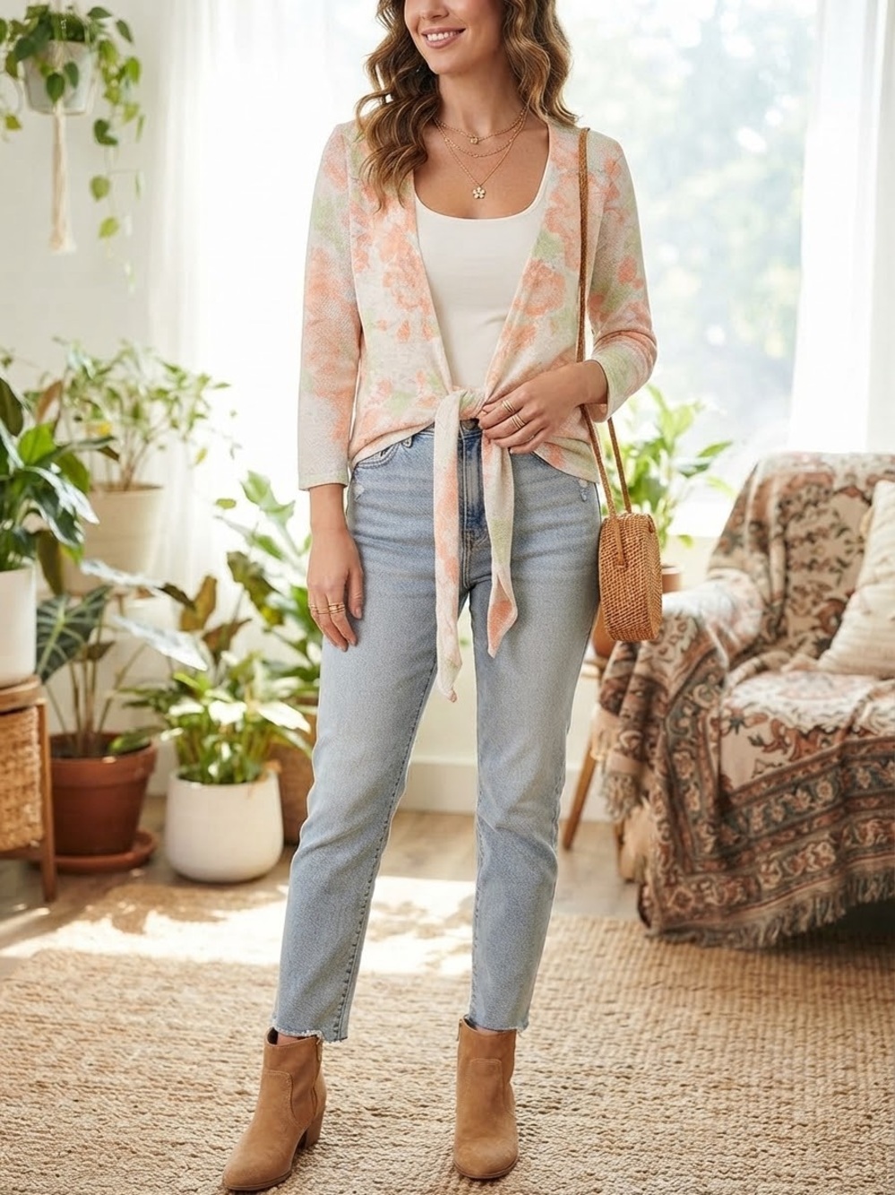 Ruby Rd. Light Blue Ankle Straight Jeans